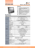 Completely waterproof and dustproof Intel 7th generation Core-i5 high-performance fanless 19-inch touch panel PC 'WTP-9E66-19W' wide temperature version.