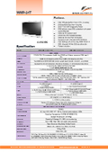 Medical-grade antibacterial aluminum chassis 24-inch - 12th generation fanless touch panel PC 'WMP-24T'