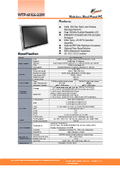 IP66 completely waterproof and dustproof Intel 12th generation Core-i5 version 21.5-inch wide temperature range touch panel PC 'WTP-9H66-22W'