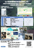 River water level monitoring sensor (ultrasonic type) *Compatible with measuring ponds and agricultural water channels.
