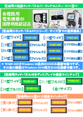 Comprehensive catalog of antibacterial plastic housing touch panel PCs, touch monitors, and box-type PCs that have obtained medical standards such as '60601-1'.