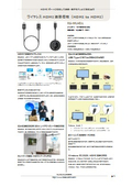 ワイヤレスHDMI送受信機（HDMI to HDMI）カタログ