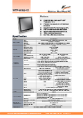 完全防水・防塵対応のIntel第12世代Core-i5版で丸洗い可能なファンレス15型タッチパネルPC『WTP-9H66-15』