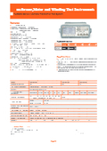 200kHz 自動変圧器試験システム, 自動トランス測定システム TH2832Xシリーズ 製品カタログ