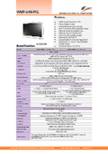 医療用抗菌アルミ筐体24型フルHD版Intel第10世代Core-i搭載タッチパネルPC電源内蔵版『WMP-24M-PIS』