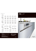 System kitchen: Refreshing all standards of design, functionality, and storage capacity. Original kitchen by 'Watanabe Pipe X Eidai Sangyo' to enhance proposal capabilities.