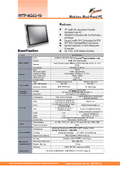 完全防水・防塵対応のIntel 第8世代Core-i5版高性能・薄型ファンレス19型タッチパネルPC『WTP-9G66-19』
