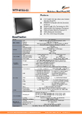 完全防水防塵対応の第12世代Core-i5搭載版で丸洗い可能なファンレス21.5型タッチパネルPC『WTP-9H66-22』