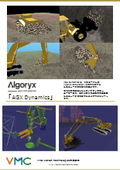 Integrated development tool capable of building physical simulators for construction machinery and soil【Physics engine "AGX Dynamics"】.
