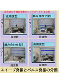 超音波システム（音圧測定解析、発振制御）の利用技術