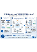 空調省エネは、なぜ効果判定が難しいのか？