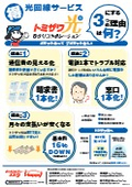 トミザワ光　3つのオトク