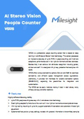 AI ステレオビジョン人数カウンター VS125 データシート