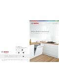 キッチン用　Bosch ボッシュ ビルトイン食器洗い機　製品カタログ