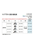 【キズに強いフローリング KATTENA（カッテーナ）】価格表