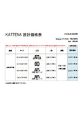 【キズに強いフローリング KATTENA（カッテーナ）】価格表