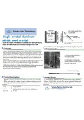 Tohoku Univ. Technology : Single-crystal aluminum nitride seed crystal : T21-263