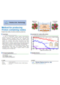 Tohoku University Technology: Method for producing Proton-containing oxides　: T21-224