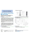 Tohoku Univ. Technology : Cell Collection Device from Mucosal Tissue : T22-103