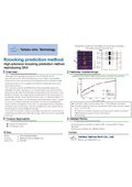 Tohoku Univ. Technology : Knocking prediction method : T22-260