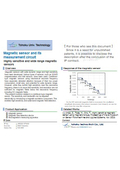 Tohoku Univ. Technology : Magnetic sensor and its measurement circuit : T23-005