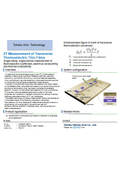 Tohoku University Technology: ZT Measurement of Transverse Thermoelectric Thin Films: T23-041