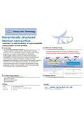 Tohoku Univ. Technology : Hierarchically structured titanium nanosurface : T23-076