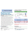 Hirosaki Univ. Technology : New catalyst for inducing same oxidation reaction under illumination even in the dark: K23-026