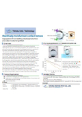 Tohoku Univ. Technology : Electrically moisturized contact lenses  : T18-478