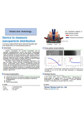 Tohoku Univ. Technology : Device to measure nanoparticle distribution: T24-030