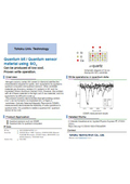 Tohoku Univ. Technology : Quantum bit / Quantum sensor material using SiO2 : T24-052