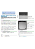 Tohoku Univ. Technology : Multilayer ceramics and methods of production : T21-249
