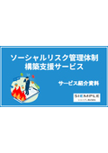 【資料】ソーシャルリスク管理体制構築支援サービス