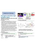 Hokkaido Univ. Technology ：Red light emitter(blue light excitation type)：HK25-005