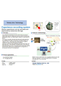 Tohoku Univ. Technology：Experience recording system：T24-002