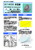 アウターローターコアレス発電機　SKY-HR300　定格発電量500W　小型風力発電機用　小型水力発電機用