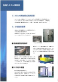 Various system implementation examples: NOx control catalytic deodorization device, small deodorization device, hot air circulation type drying furnace.
