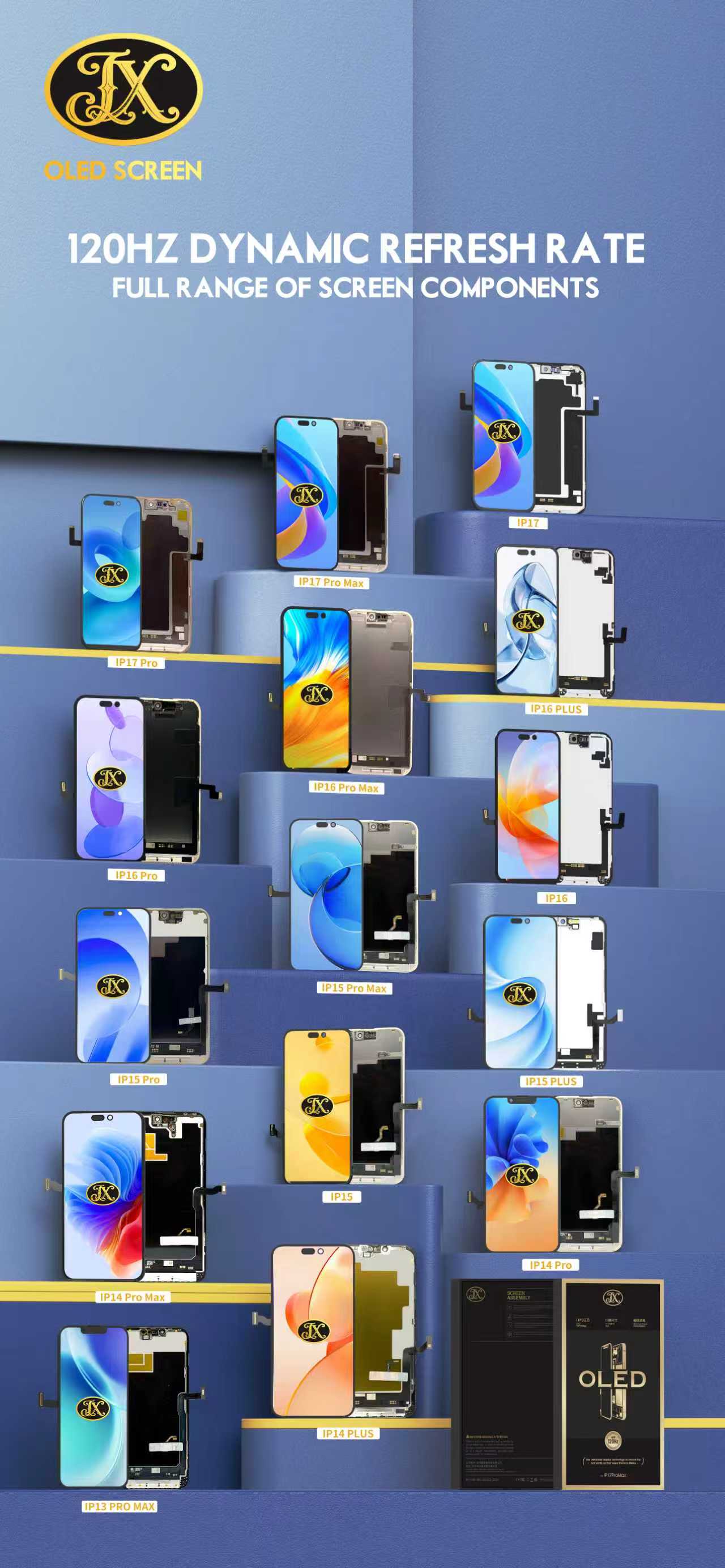 iPhone 12 Pro対応 JX OLED交換パネル 七喜 | イプロス