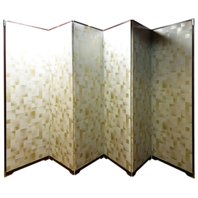 クロス屏風　表面