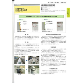 【建設資材・工法年鑑】2022年版 特集-93 『水路補修改修工法 CSモルタル工法』