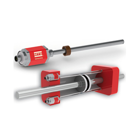 Linear scales for construction machinery, special vehicles, and railways.