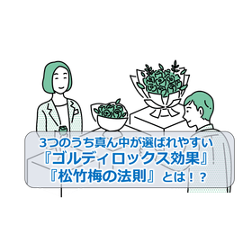 034_3つのうち真ん中が選ばれやすい『ゴルディロックス効果』『松竹梅の法則』とは!?