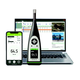 ブリュエル&ケアー精密騒音計 iPhoneでも操作可能です