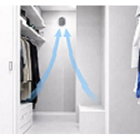 押入れやクローゼット内のニオイや湿気を計画的に除去