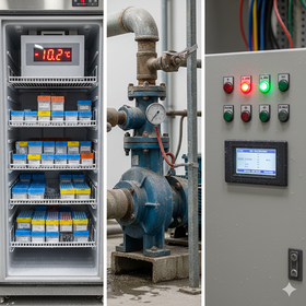 IoT化で設備の警報や温湿度を監視