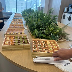 フレンチ＆懐石のフュージョン小鉢のケータリングをいただきました