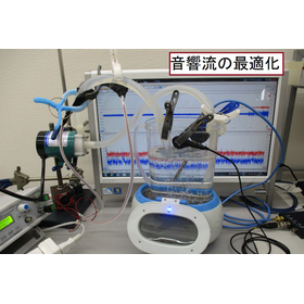 Nanolevel stirring technology using megahertz ultrasonic waves.