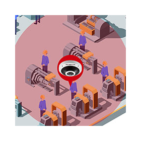 工場/倉庫内におけるソーシャルディスタンス管理