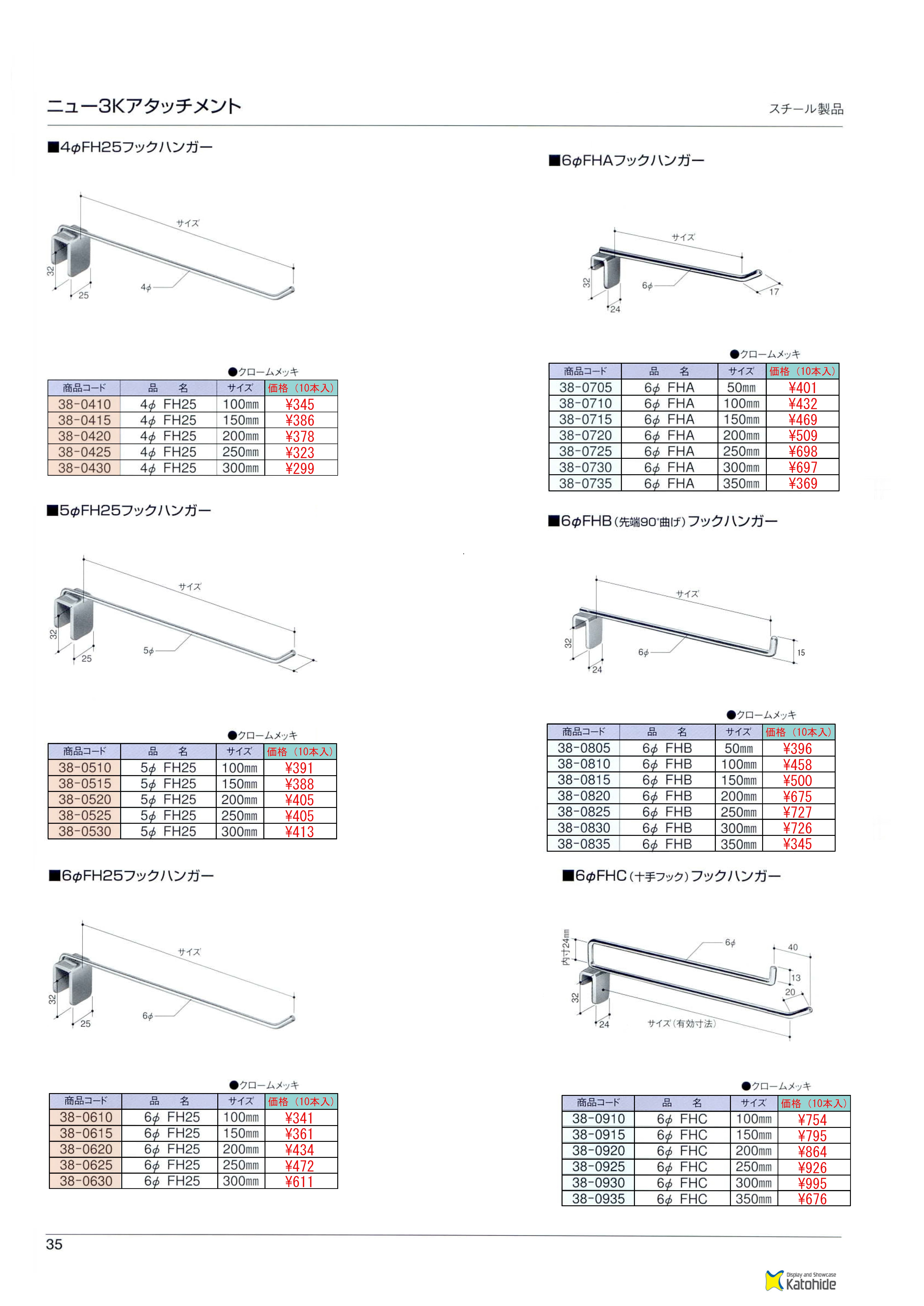 店舗ディスプレイ用ショーケース 3Hショーケース | 加藤秀金属