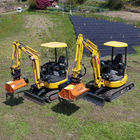 油圧ショベル用草刈機・木材破砕機